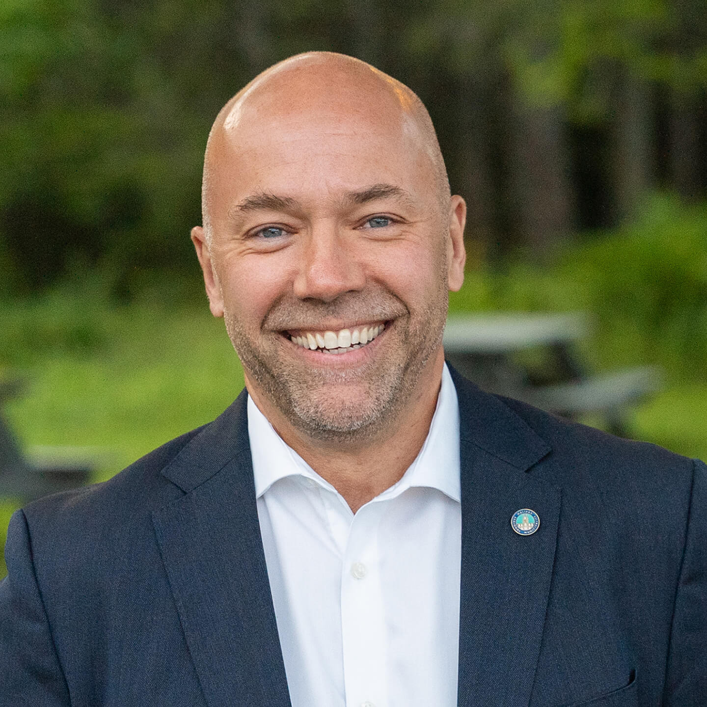Andy Filmore professional headshot, smiling to camera